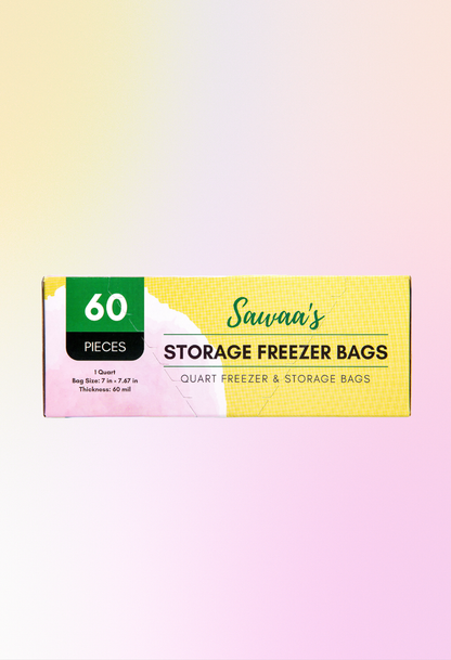 Quart Freezer Storage Bags